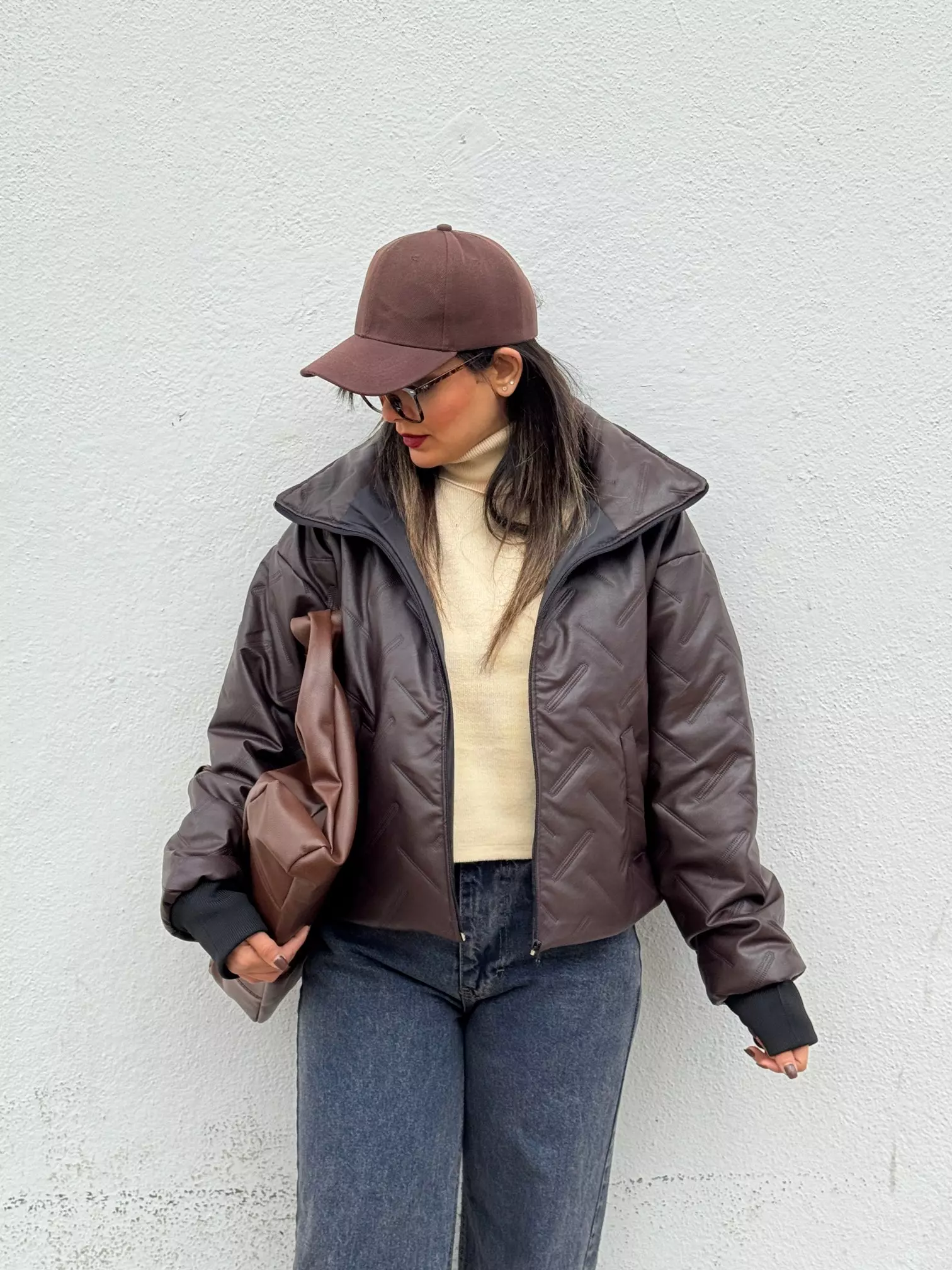 کاپشن چرم تیلور Teylor